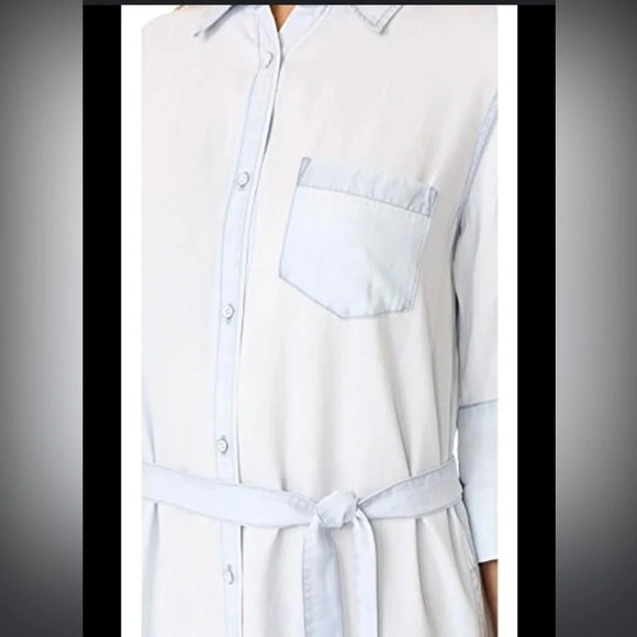 DL1961 size XS excellent like-new condition chambray button down dress - Picture 2 of 8